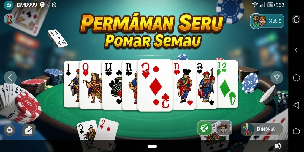 Tampilan gameplay menarik dari DMD999 dengan pemain yang berkompetisi.