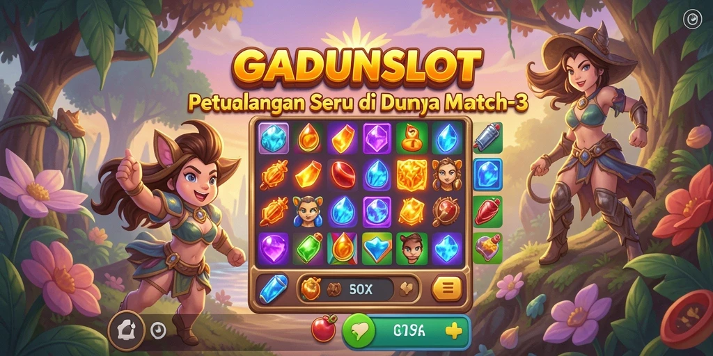 Tampilan gameplay seru dan menantang di GADUNSLOT.