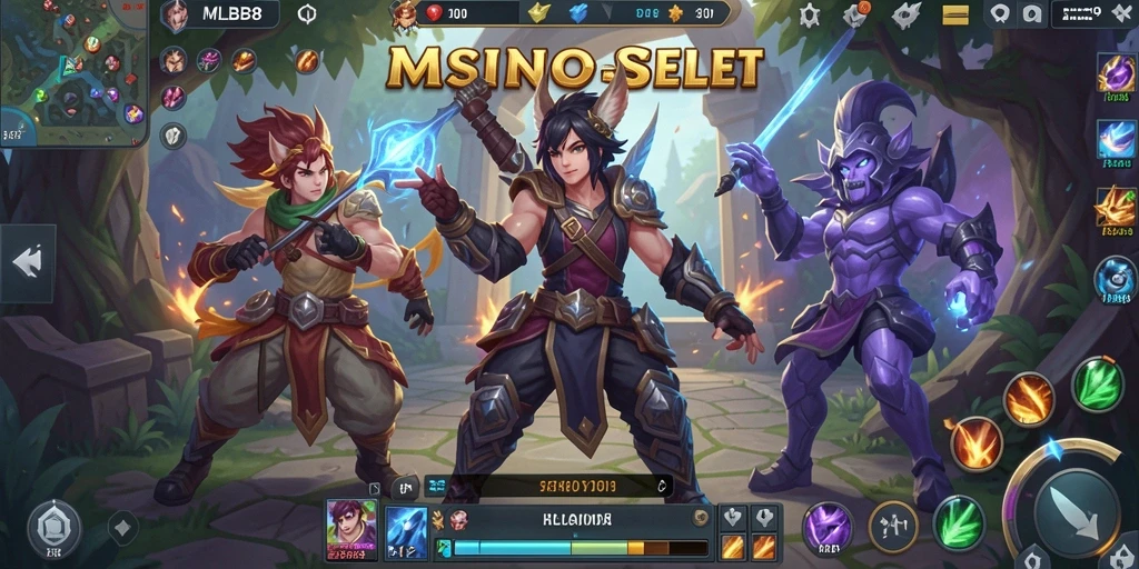 Tampilan gameplay yang menegangkan dan menyenangkan dalam MLBB8.