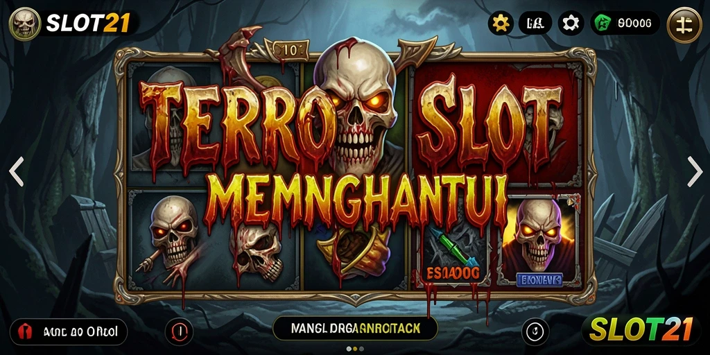 Gameplay SLOT21 yang menegangkan dan menyeramkan.